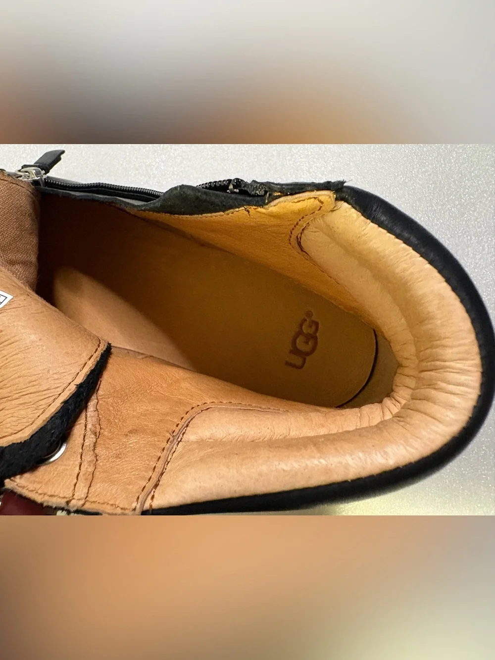 UGG black leather